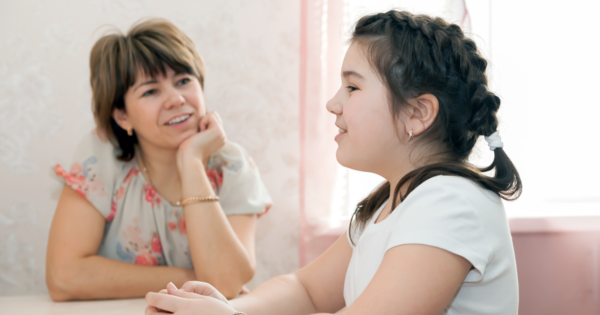 advocacy1 daughter talking with mom at home