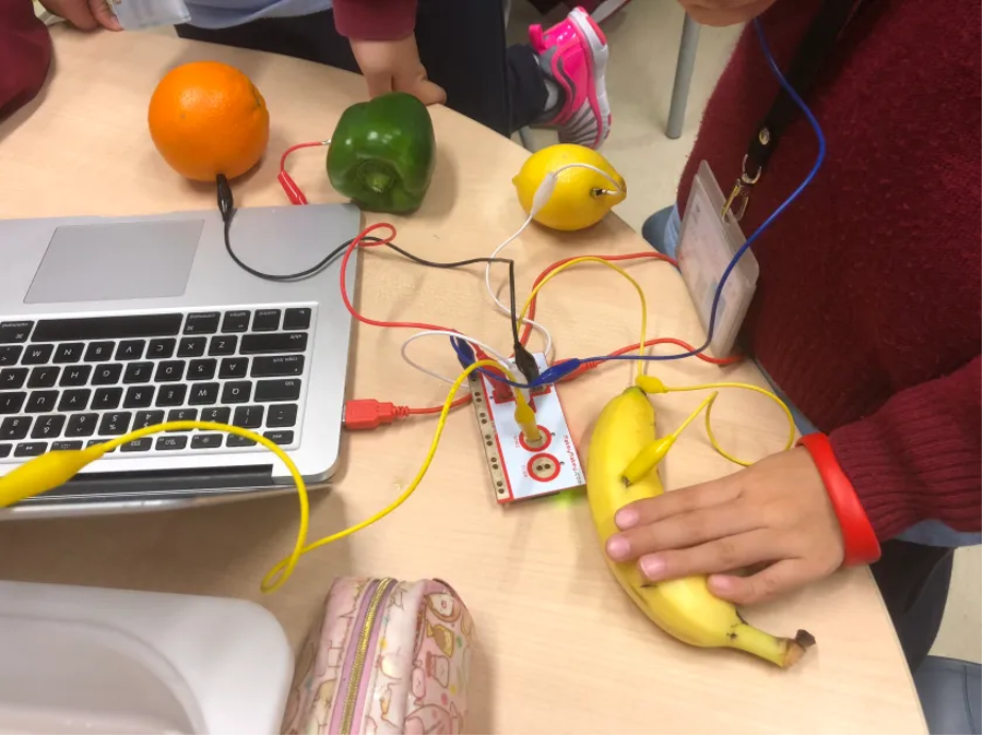 Makey Makey is a small circuit board